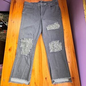 DKNY distressed jeans